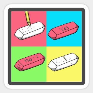 Eraser Life Sticker